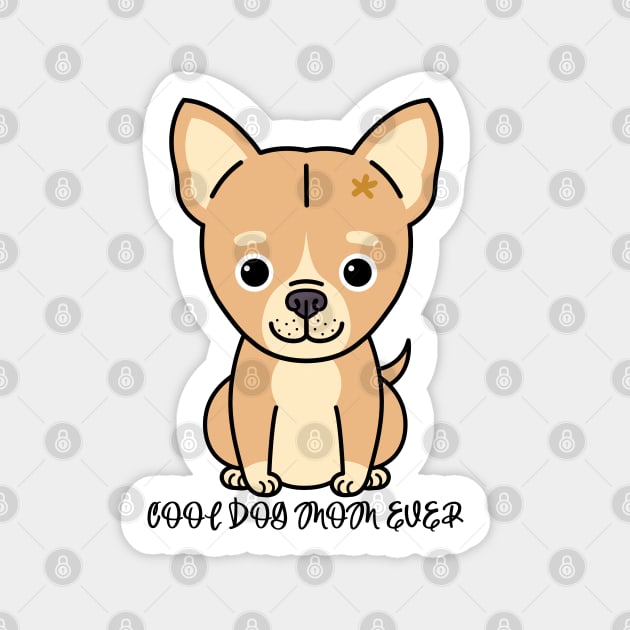 Cool Dog Mom Ever Sticker by Owl Canvas